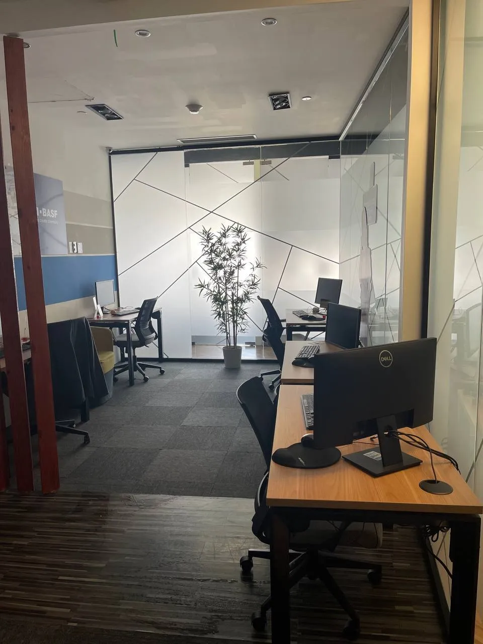 Puestos de trabajo de la oficina de BASF en Spatium Santo Domingo
